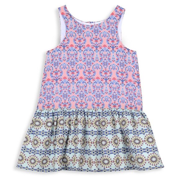 PASTOURELLE BY PIPPA & JULIE Little Girl's Printed Maxi Dress Size 2T - Picture 1 of 3